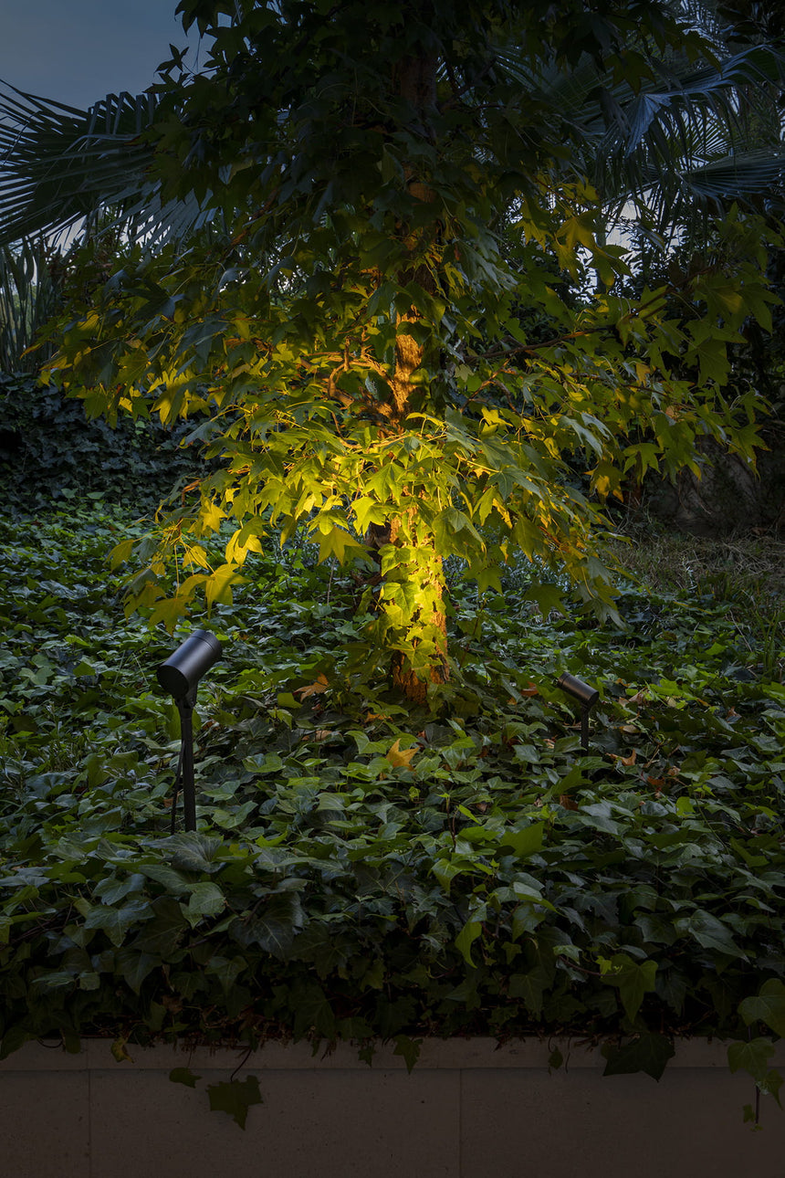 Estaca/Pincho de exterior Faro Sau 62cm GU10 LED negro IP65 71775