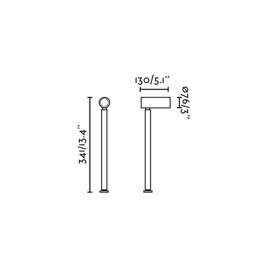 Estaca/Pincho de exterior Faro Sau 47cm LED negro 3000K IP65 20° 10° 13W 71787-231 - vista alternativa