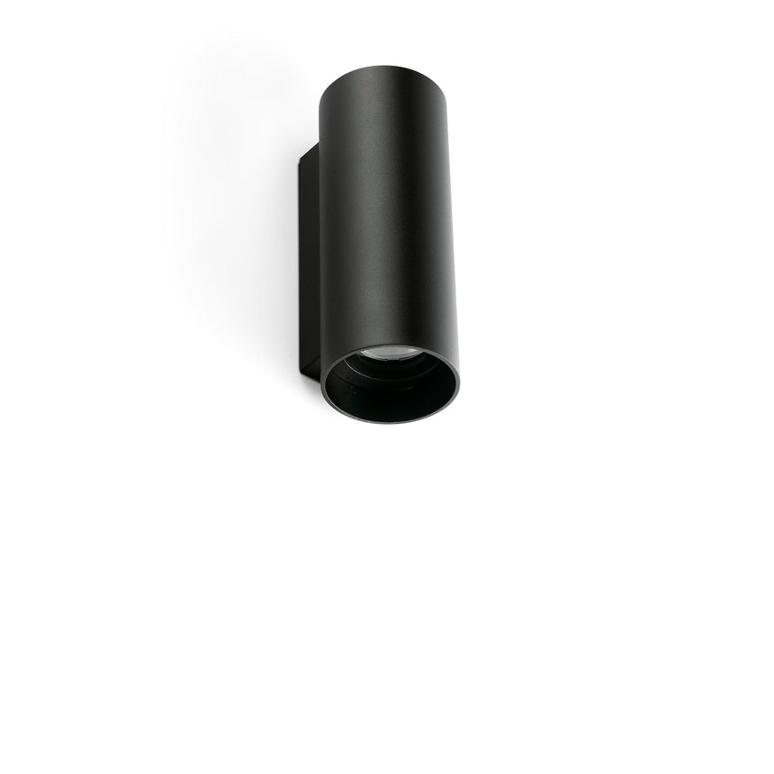 Aplique de exterior Faro Kov 21cm 2 luces LED 2700K IP65 30° 34°/14° redondo negro — ref. 71791-226 (1)