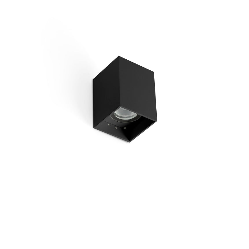 Aplique de exterior Faro Kov 11cm 1 luz LED negro 3000K IP65 22° 23° cuadrado 71792-232