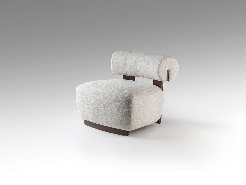 Sillón butaca Schuller Naomi nogal madera 76x69cm 718813 - imagen 6