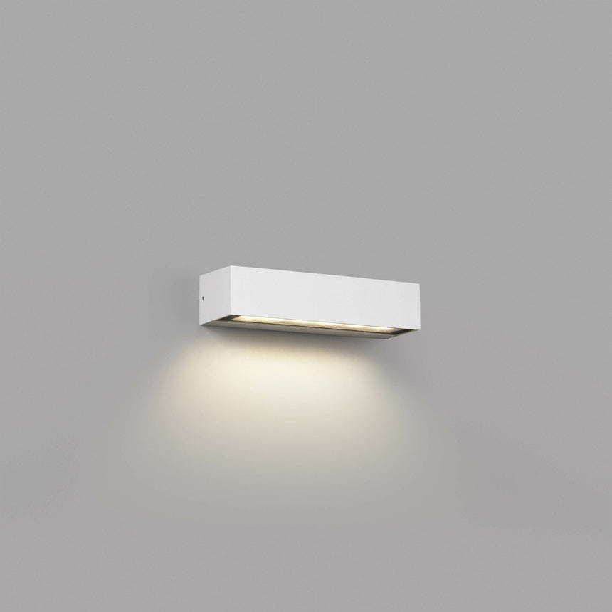 Aplique de exterior Faro Lako LED 3000K IP65 90° prismático blanco mate — ref. 71909 (2)