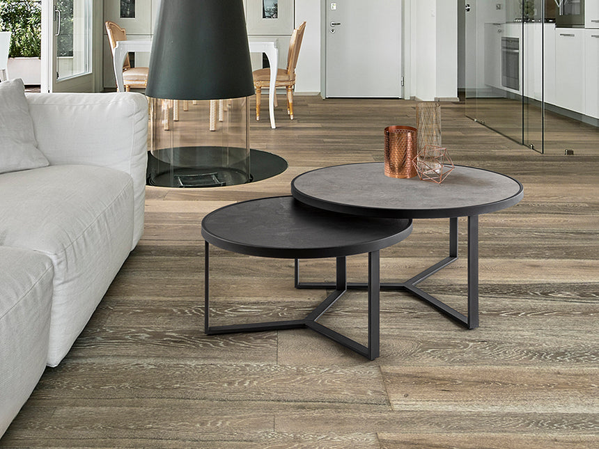 Schuller Naira Set Mesas Pequeña gris negro 719124