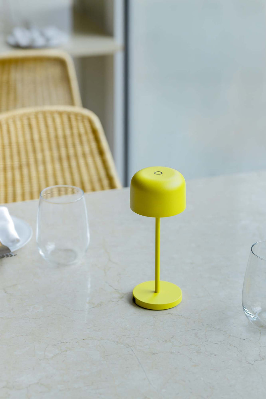 Lámpara de mesa de exterior portátil Faro Mavis 20cm LED negro mate 2700K IP54 180° 71923 - vista alternativa