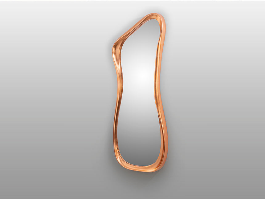 Schuller Gina Espejo curvado oro rosa 719483