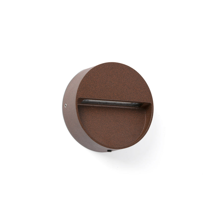 Aplique de exterior Faro Dune LED blanco brillo 2200-4000K IP65 120° CCT redondo 3W 71962