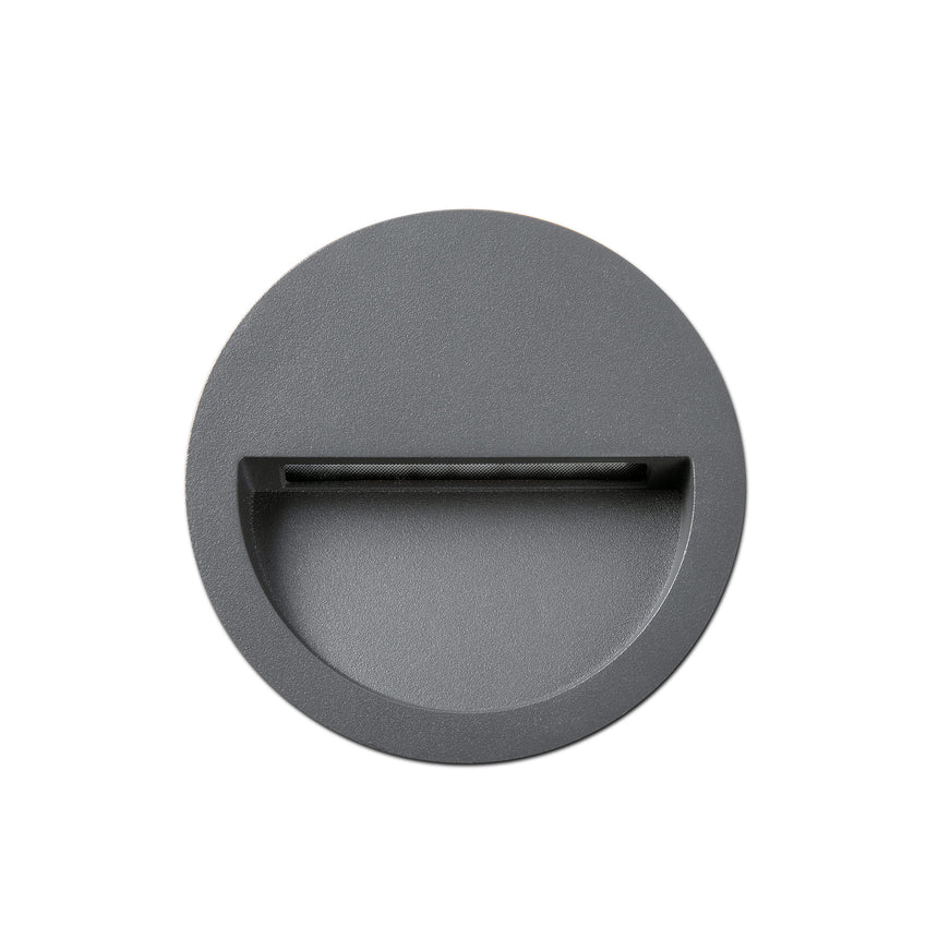 Empotrable de pared exterior Faro Poma 11cm LED blanco brillo 2200-4000K IP65 120° 3W CCT 71969