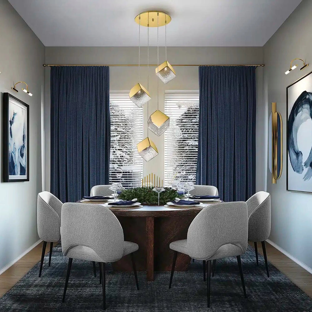 Schuller Priscila 4-Light Pendant Ceiling Light Gold 720403