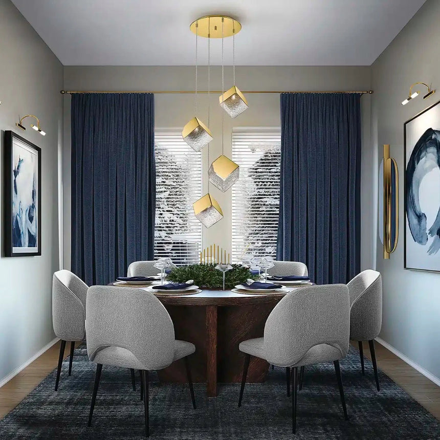 Schuller Priscila 4-Light Pendant Ceiling Light Gold 720403