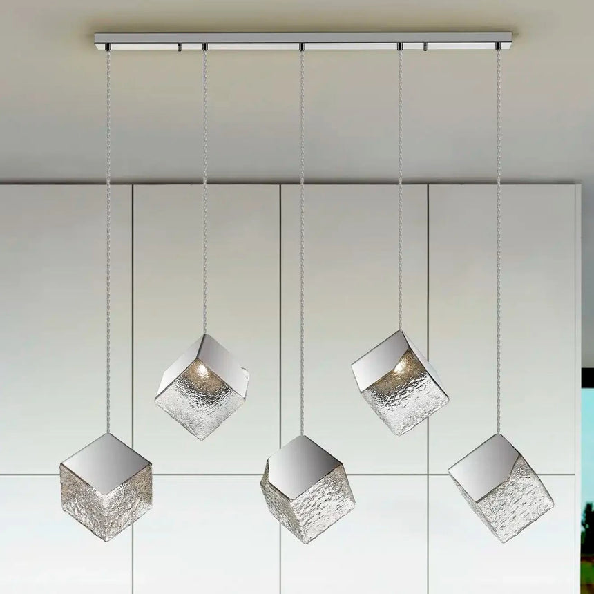 Schuller Priscila 5-Light Chrome Pendant Light 720588