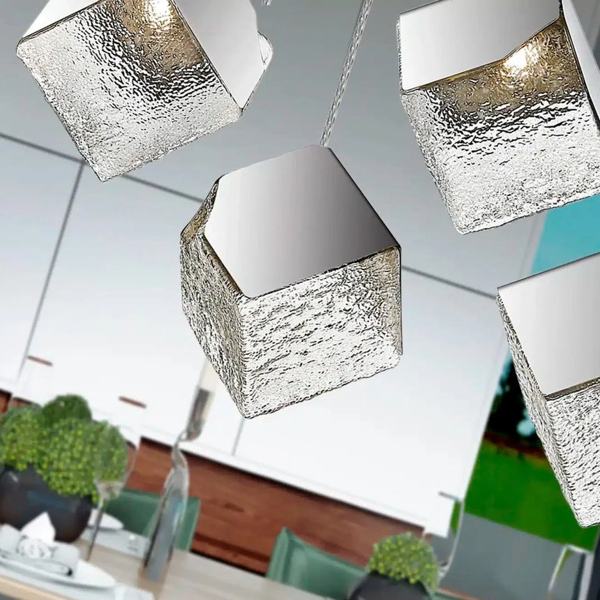 Schuller Priscila 5-Light Chrome Pendant Light 720588