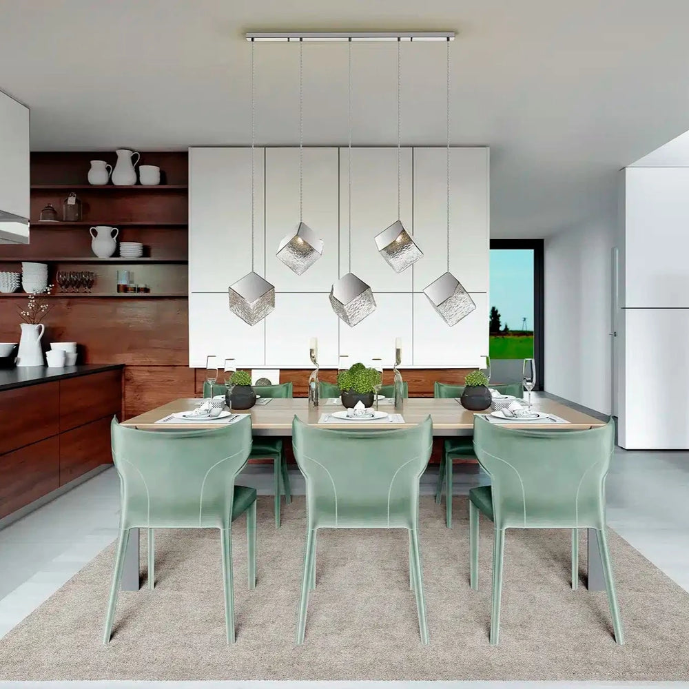 Schuller Priscila 5-Light Chrome Pendant Light 720588