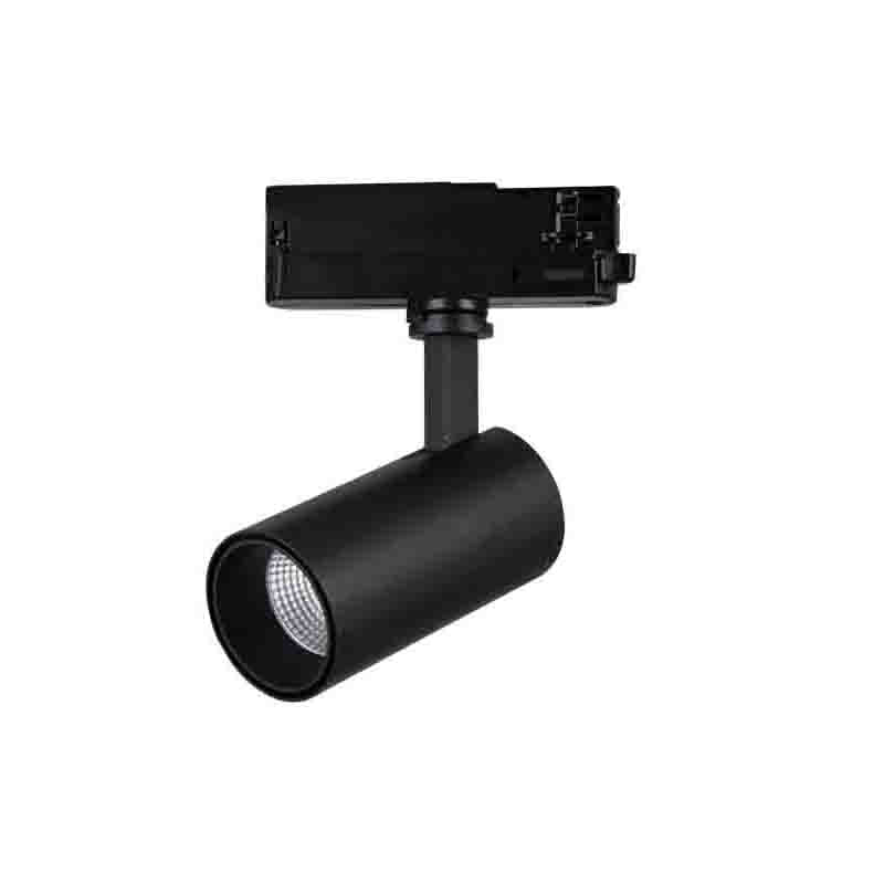 Foco para carril trifásico Mantra Fiji 15 W 4000 K negro — ref. 7212 (2)