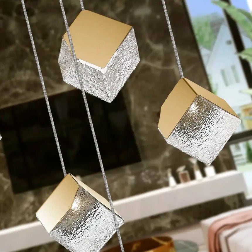 Schuller Priscila Lámpara de techo colgante de 12 luces oro 721257