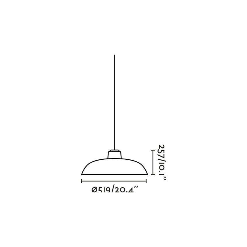 Lámpara colgante de exterior Faro Saga 26cm E27 LED naranja IP65 opal sistema 72138 - vista alternativa