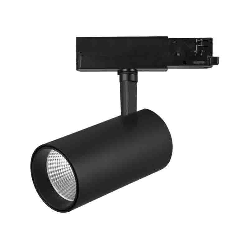 Foco para carril trifásico Mantra Fiji 40 W 4000 K negro — ref. 7215 (2)