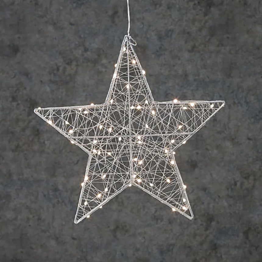 Elektro3 navidad Estrella decorativa Con 60 LEDs Incorporados Ip44 38Cm 72291