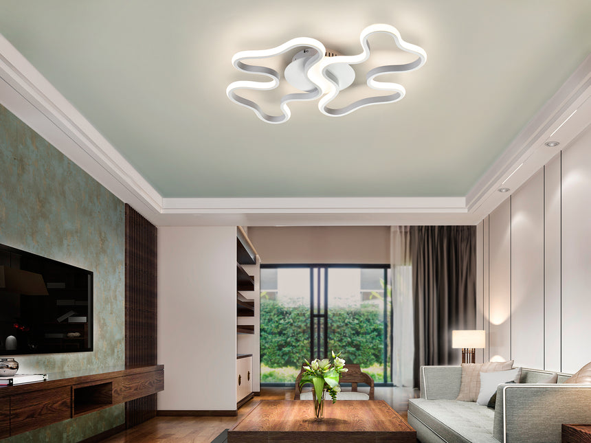 Plafón/Aplique de pared Schuller Marea grande LED blanc
