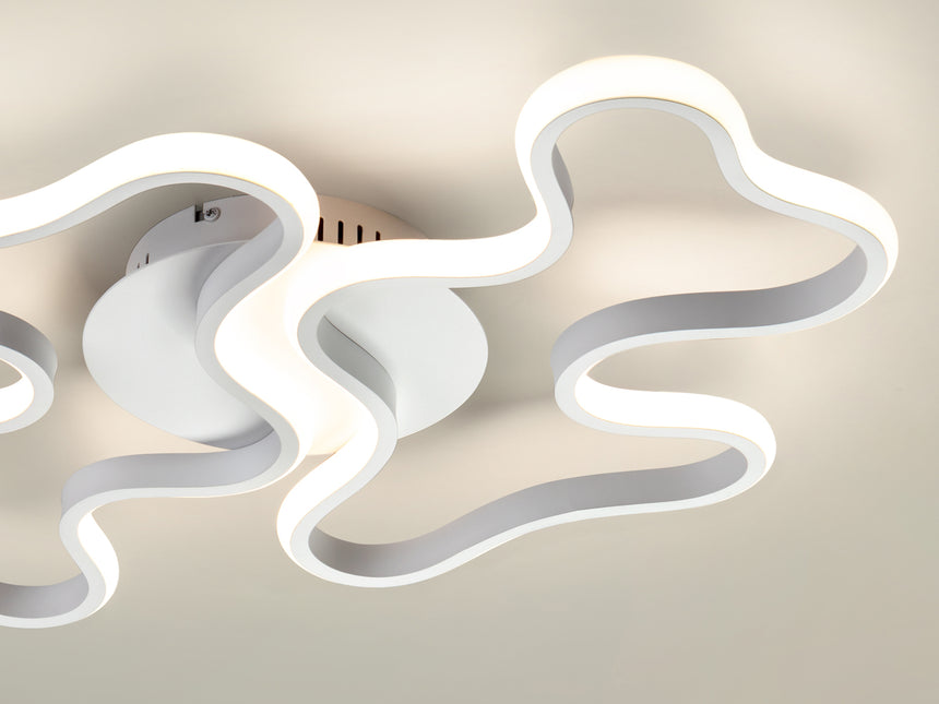 Plafón/Aplique de pared Schuller Marea grande LED blanc - vista 2