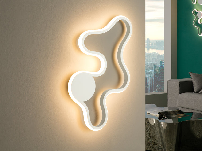 Schuller Marea 723955 Lámparas de pared Blanco arenado