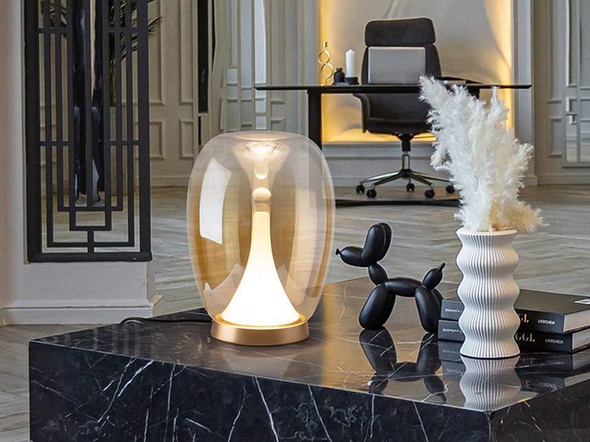 Schuller Suspiro Sobremesa dorado/Ambar 724326