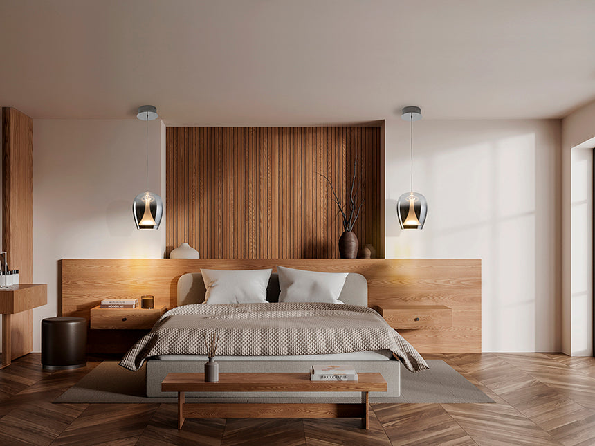 Schuller Suspiro Lamp Chrome/Smoky D18 724418