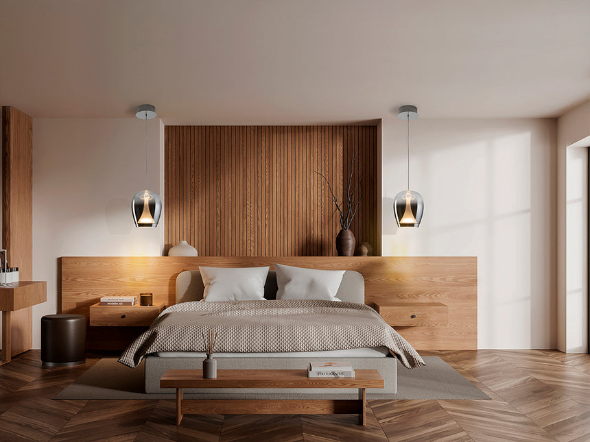 Schuller Suspiro Lamp Chrome/Smoky D18 724418