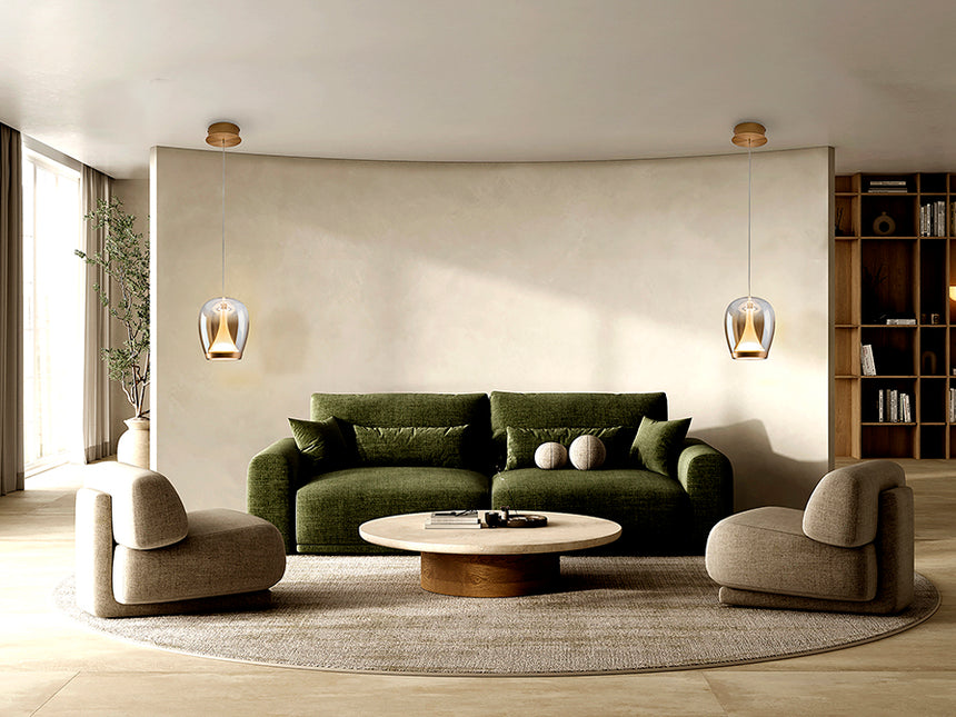 Schuller Suspiro Lamp Gold/Amber D18 724425