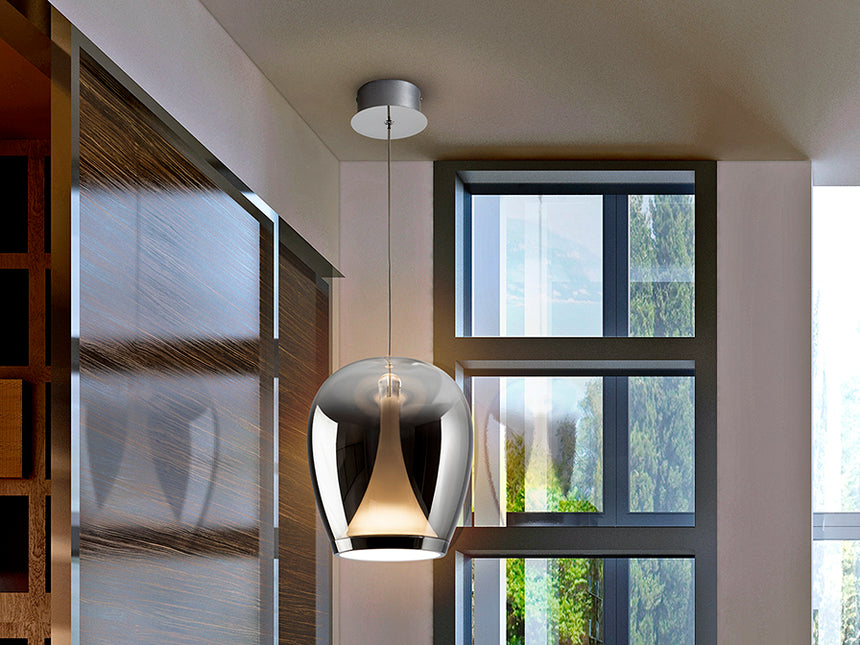 Schuller Suspiro Lamp Chrome/Smoky D25 724517