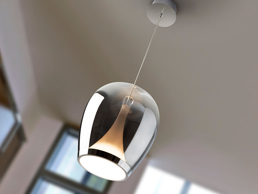 Schuller Suspiro Lamp Chrome/Smoky D25 724517