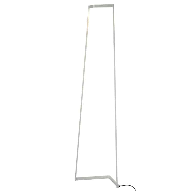 Mantra Minimal Lámpara pie de salón LED regulable 3000K 180cm blanco 7282