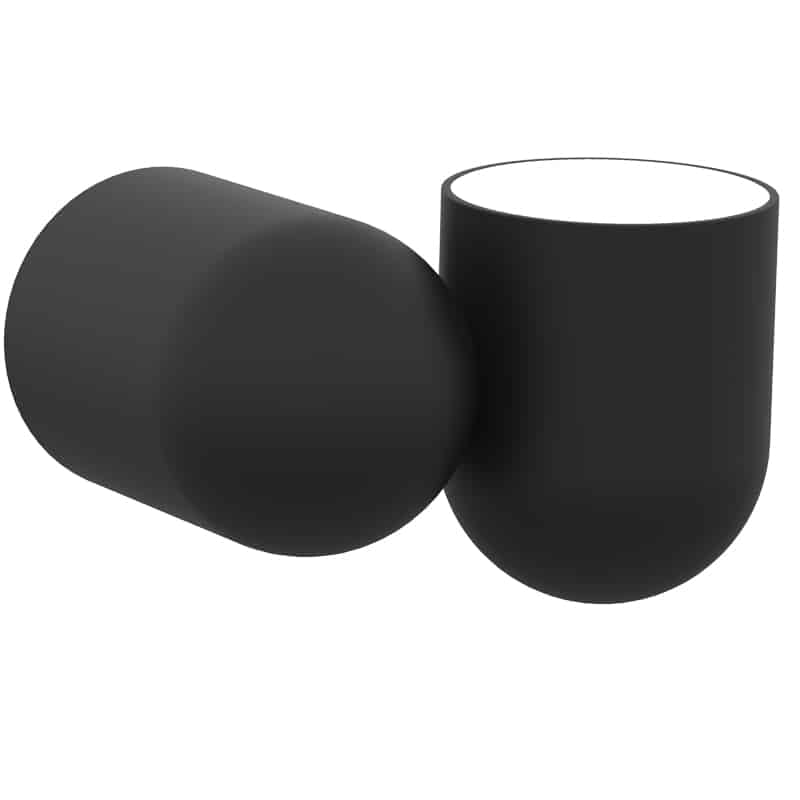 Mantra IOS Foco Superficie/Aplique Luz GU10 negro 7295