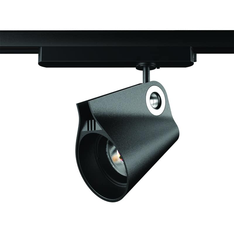 Foco para carril trifásico Mantra Ípsilon 35 W 4000 K negro — ref. 7318 (2)