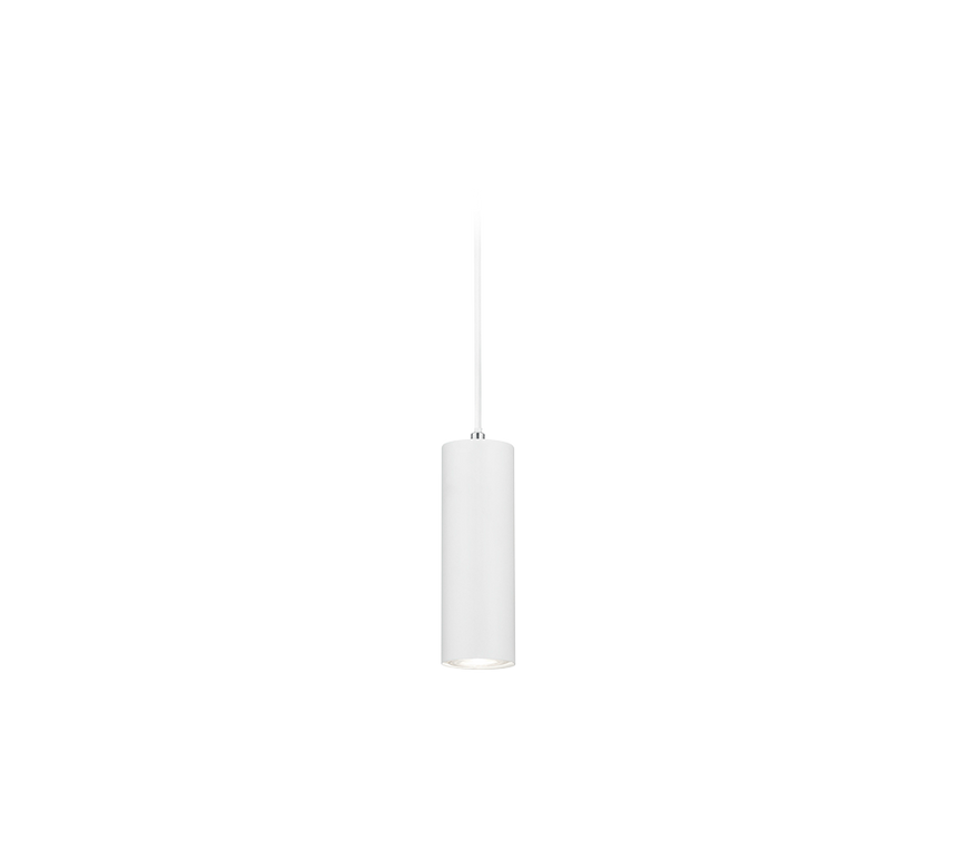 Lámpara de techo colgante Trio Duoline blanco mate 180cm 73240131