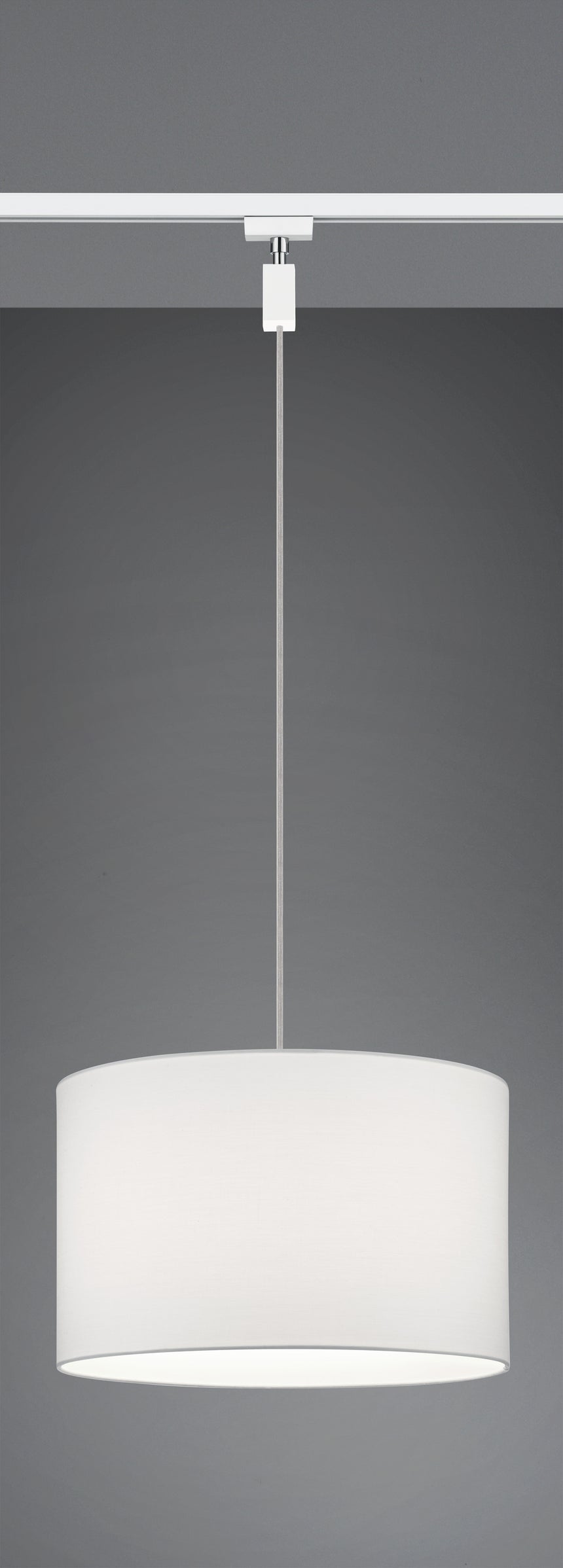 Lámpara de techo colgante Trio DUOline LED blanco 3000K 180cm 73330101