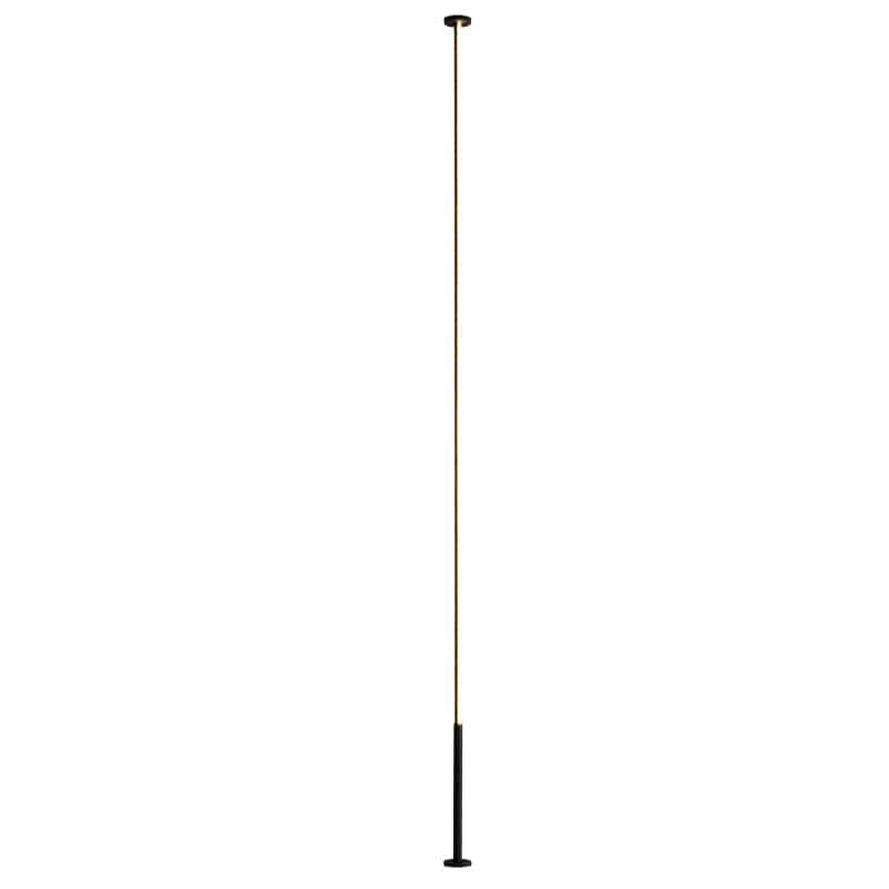 Mantra Vertical Lámpara pie de salón LED 3000K regulable negro 7359