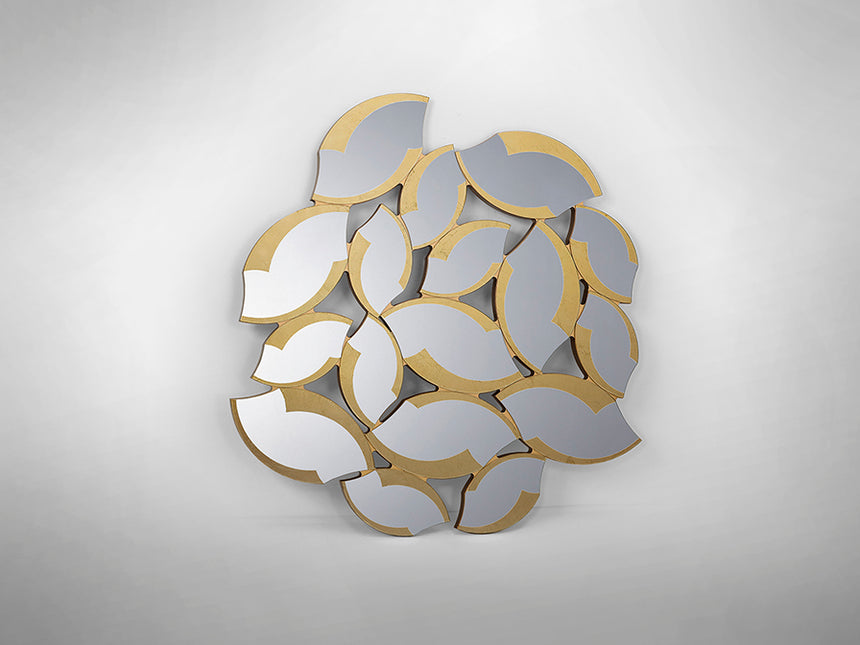 Espejo Schuller Sandal pan de oro y dorado 114x120cm 737395 - imagen 4