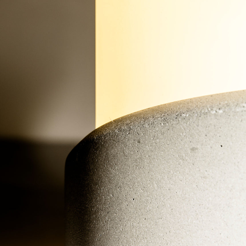 Faro Block Baliza Cemento 1Xe27