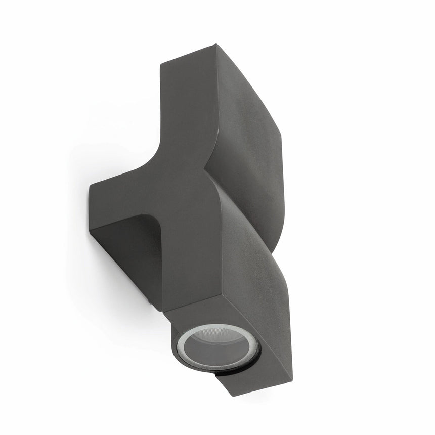 Faro Klamp Aplique Gris Oscuro 2Xgu10 35W