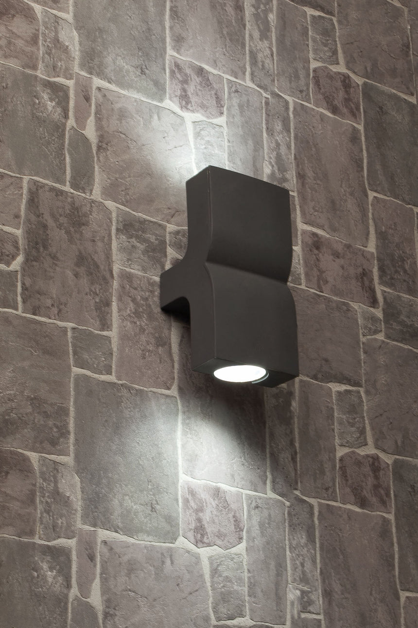Faro Klamp Aplique Gris Oscuro 2Xgu10 35W
