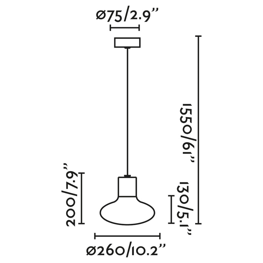 Faro 74427C-03 - Dibujo técnico