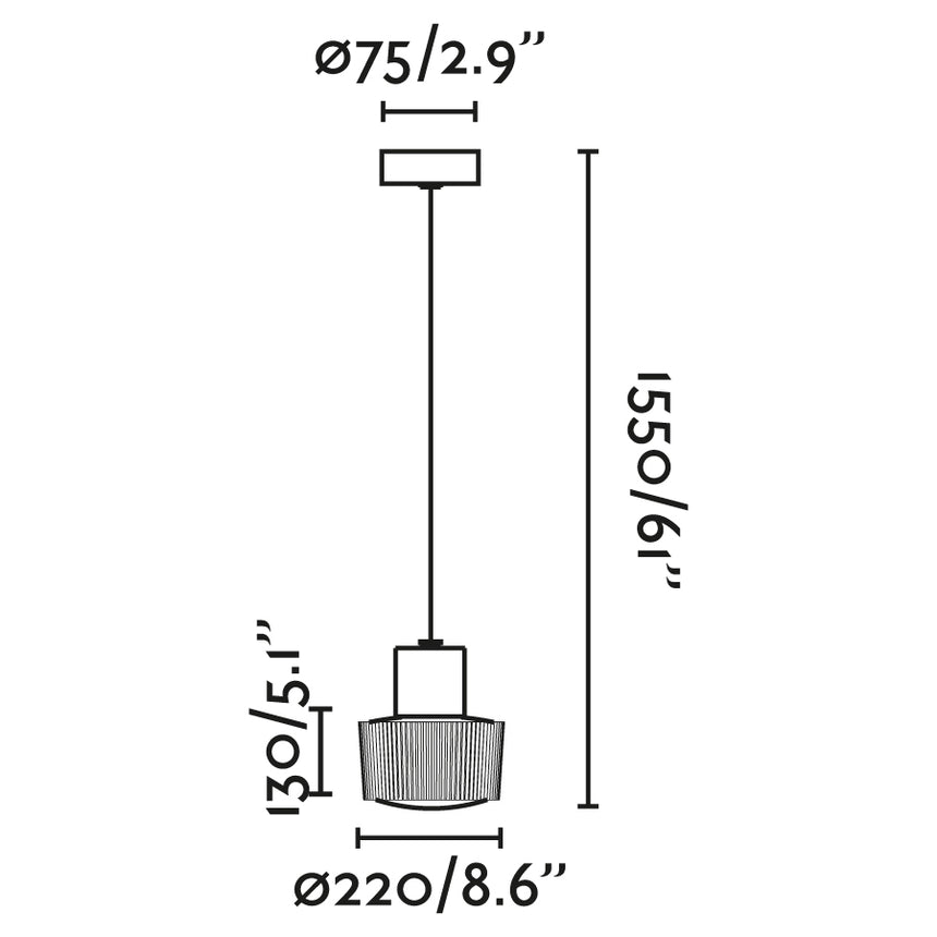 Faro 74427C-04 - Dibujo técnico