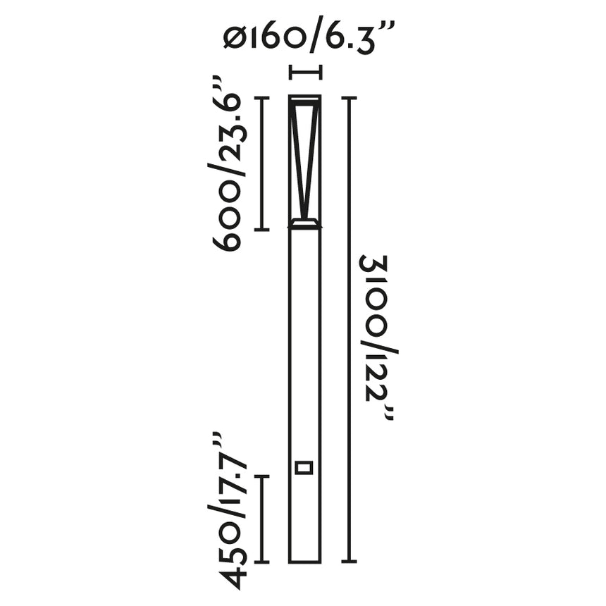 Faro 750221C - Dibujo técnico
