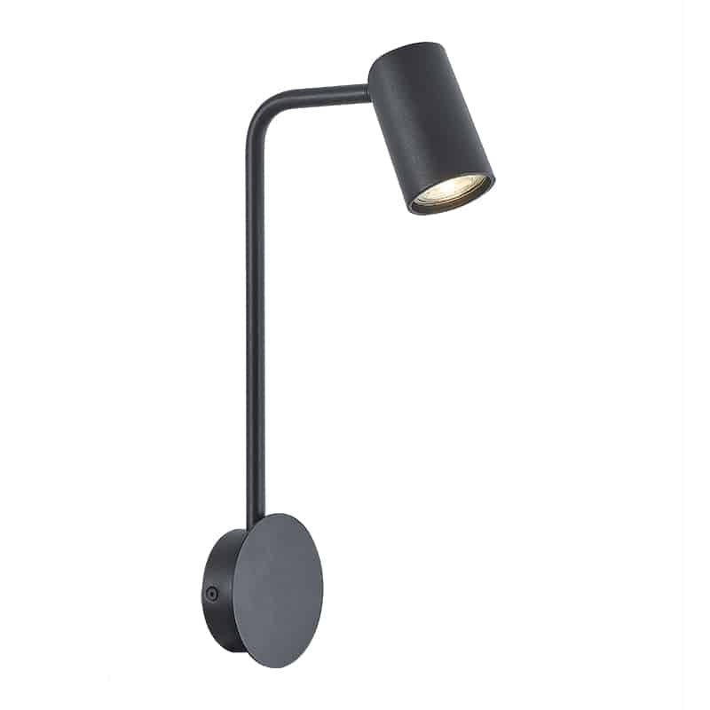Mantra Salt Black Black Wall Lamp 7518