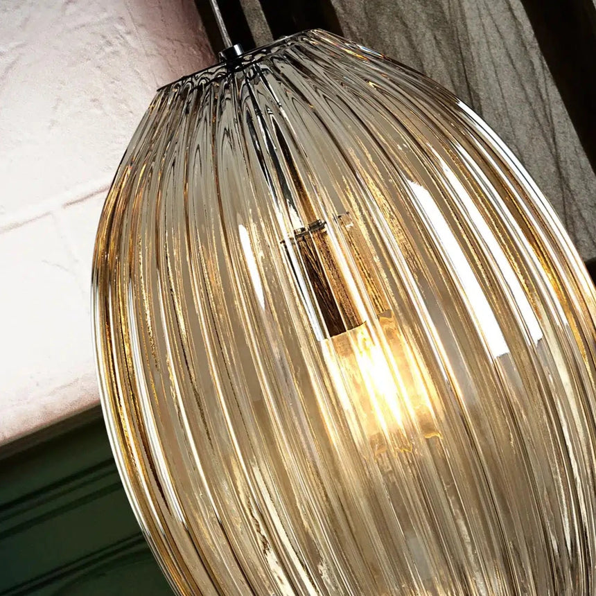 Schuller Ovila Lámpara de techo colgante 1L Coñac 30Ø 752091