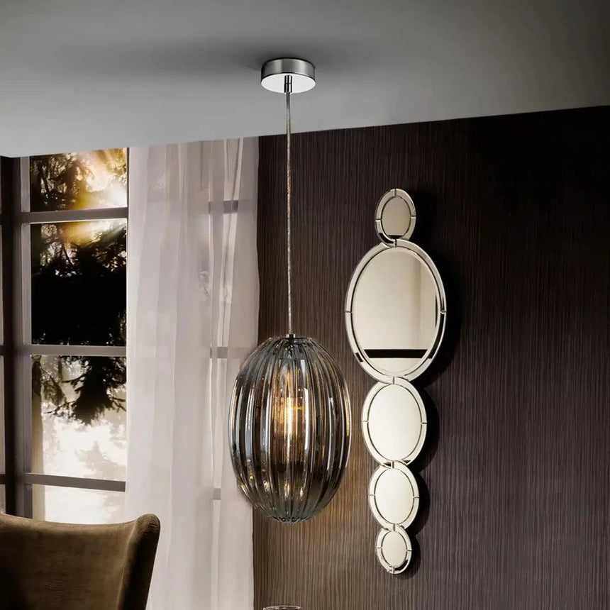 Schuller Ovila Pendant Light 1L Smoke 20Ø 752176