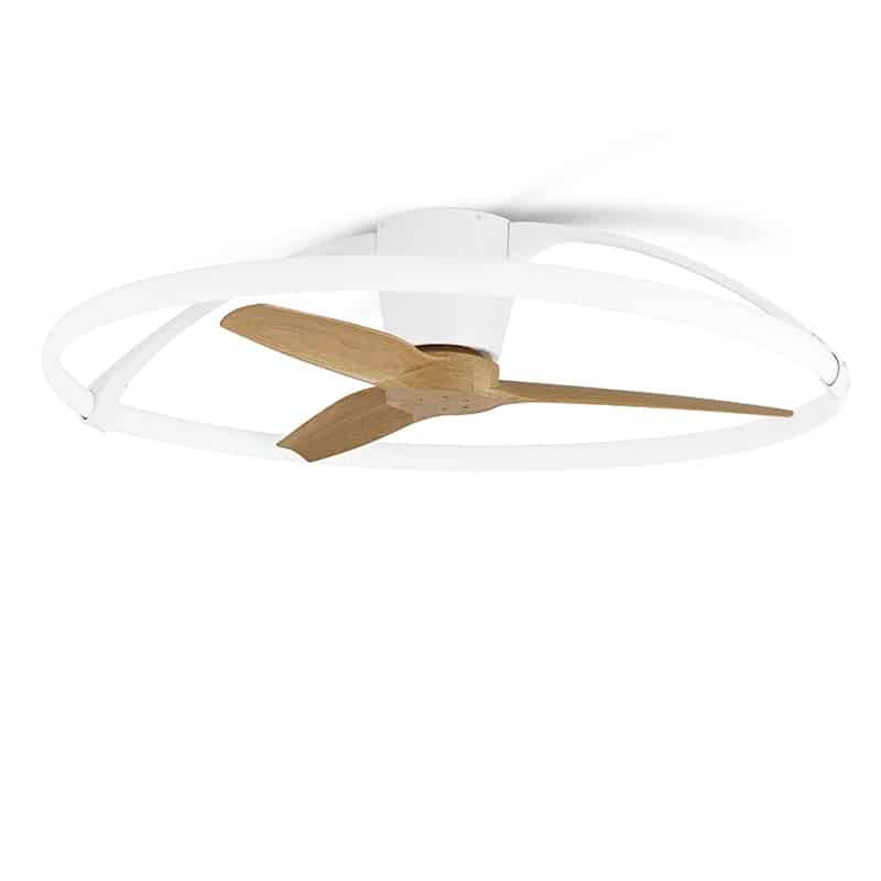 Mantra Nepal LED Ceiling Fan White and Wood 7532
