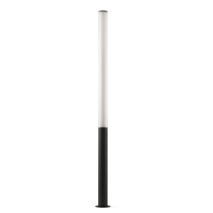 Baliza de exterior Faro Tura 205cm LED gris oscuro 3000K IP65 280° translúcido 75547