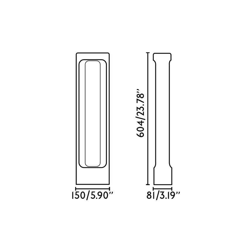 Faro TOTEM 611 Lámpara baliza gris 75552