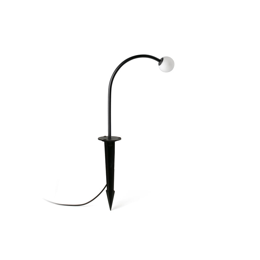 Estaca/Pincho de exterior Faro Cuca 30cm LED negro 2700K IP65 24V opal 75581